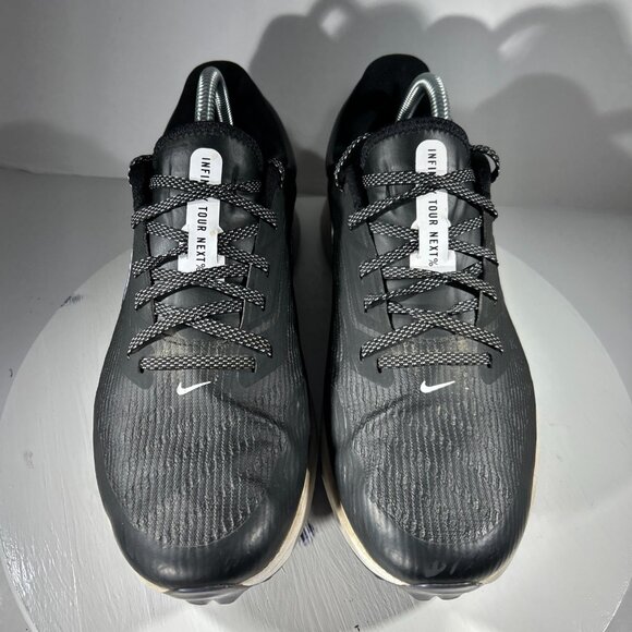 Nike React Infinity Tour Next% Mens Golf Shoes Cleats Size 9.5 Black Sneakers main image 9